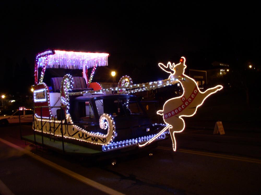 Santa's on his way to the Town of Steilacoom!